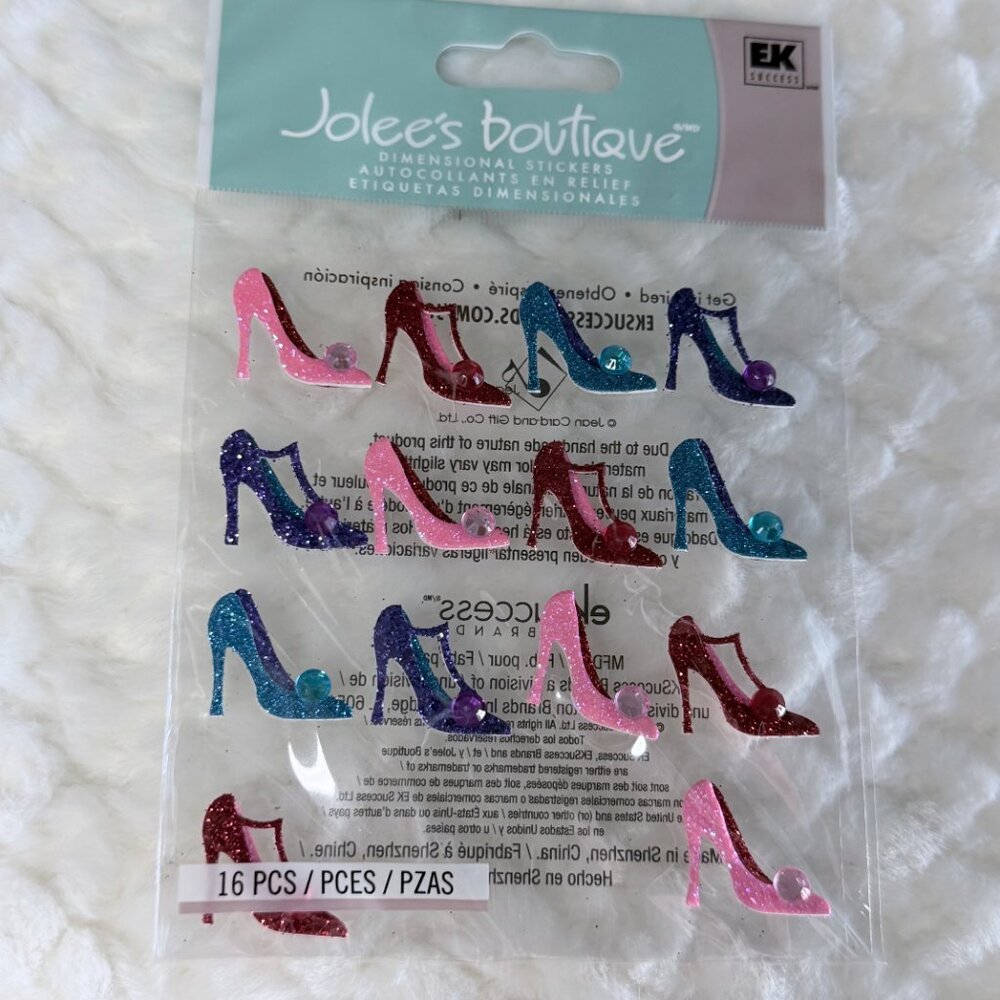 Jolee's Glitter High Heel Stickers